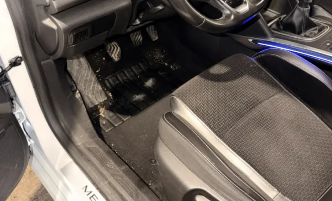 Côté conducteur sale 